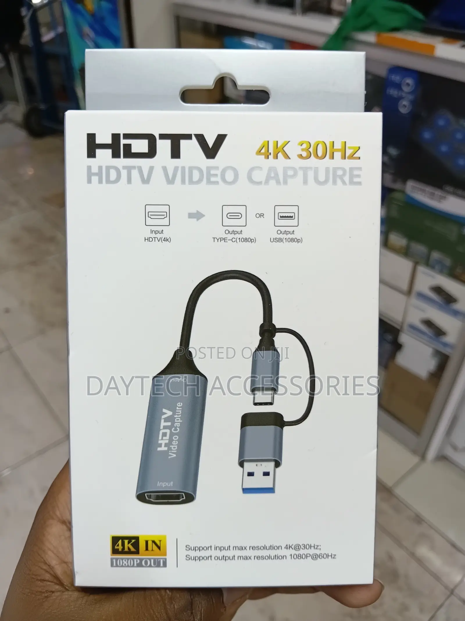 2-in-1 Usb 3.0 Hdmi Video Capture Card – Usb/Type-C