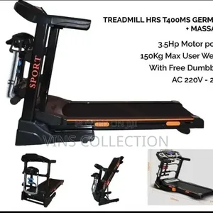 Auto Incline Treadmill With Massage Belt