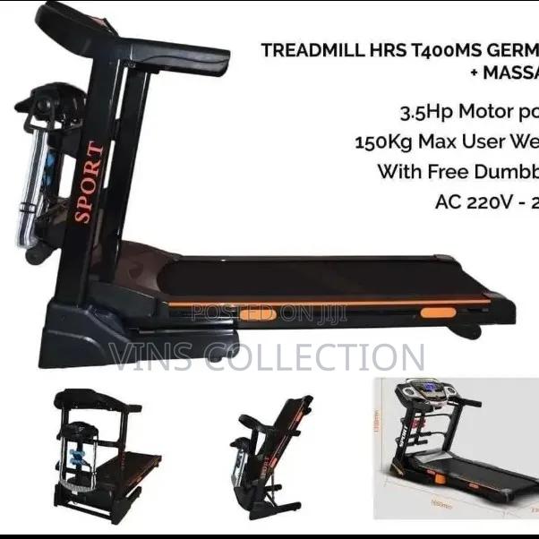 Auto Incline Treadmill With Massage Belt - main view