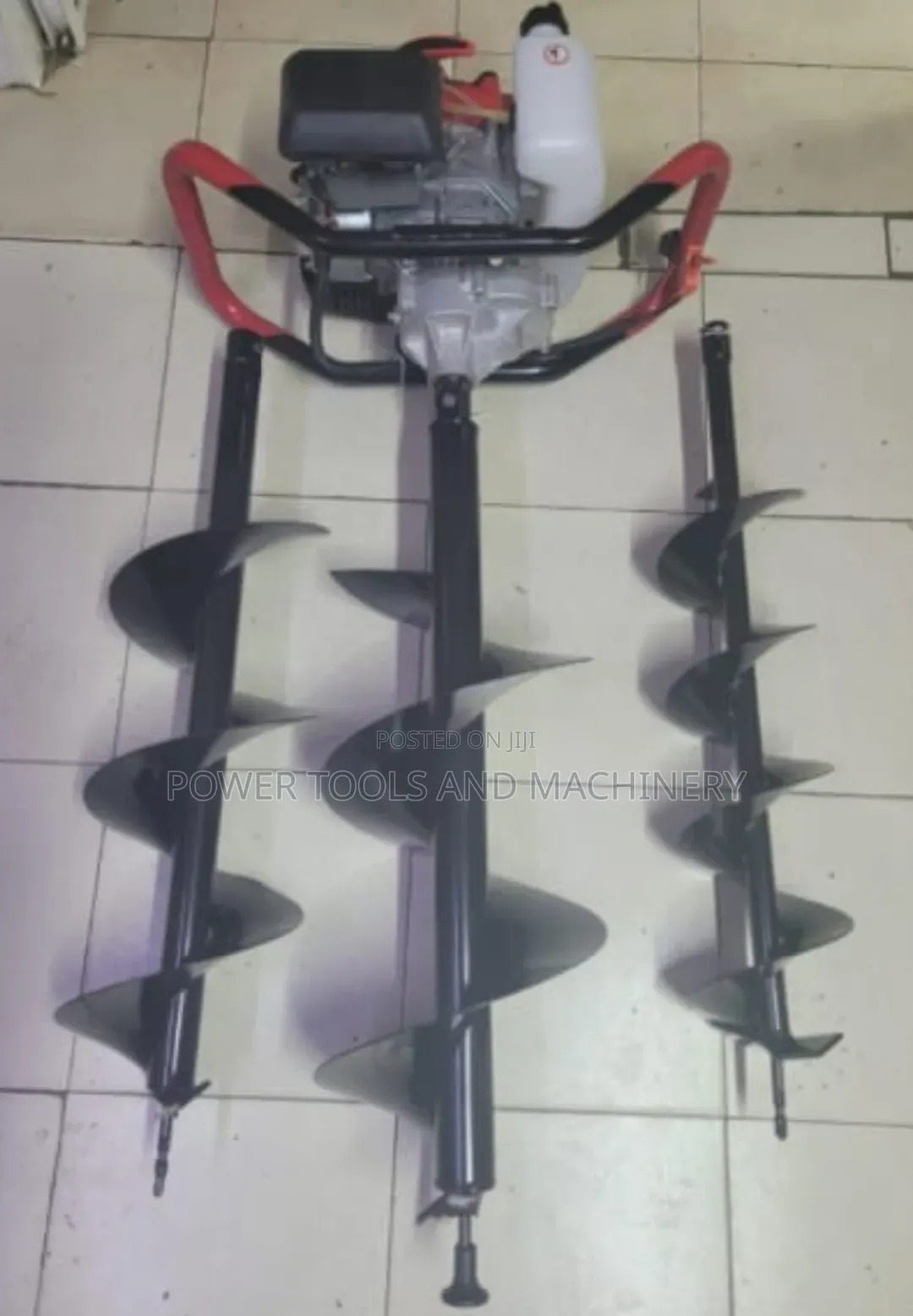 4stroke Earth Auger With 3 Blade / Earth Auger Machine