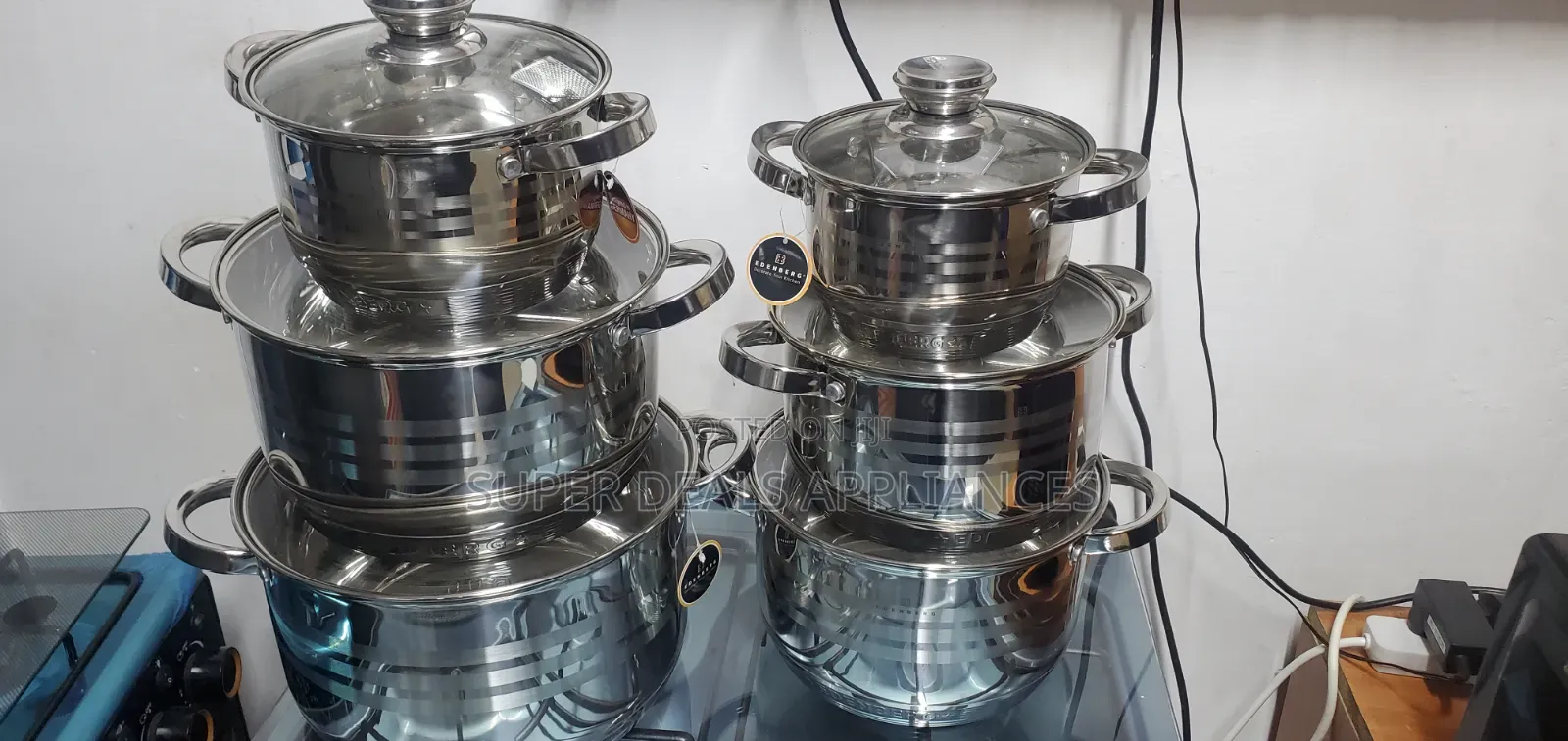 12 PCS Edenber Cookware Set