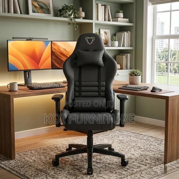 Office Chairs; Ergonomic Leather Studios Gaming Chairs - thumbnail 9