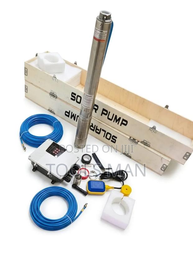 Solar Borehole Submersible Water Pump Kit With MPPT Controller.