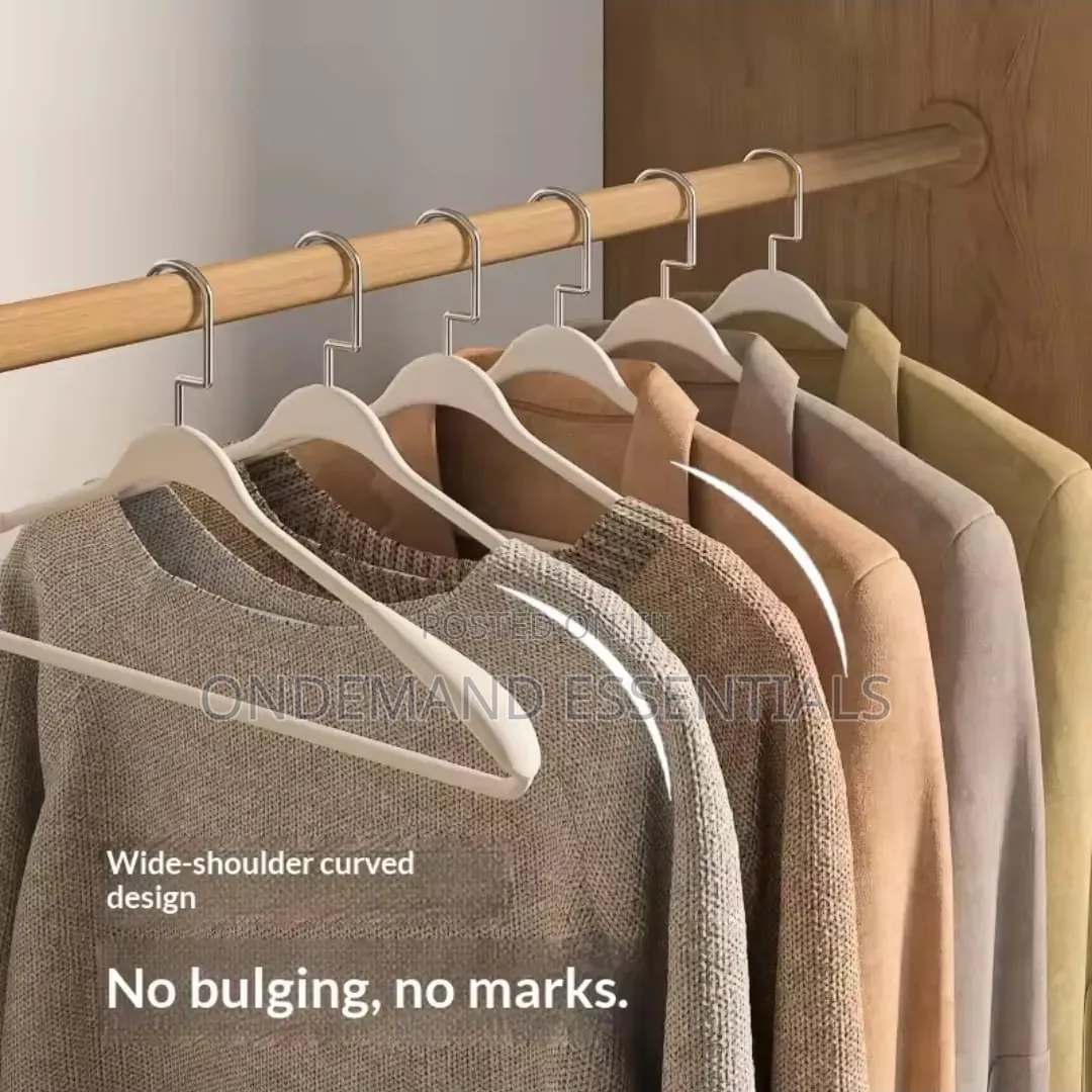 New Arc-Shaped Thickened Clothes Hanger 10 PCS