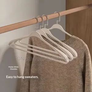 New Arc-Shaped Thickened Clothes Hanger 10 PCS