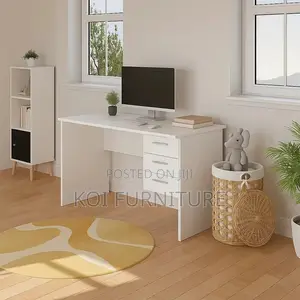 Office Desk; 1200mm Clerical Office Desk With Book Cabinet