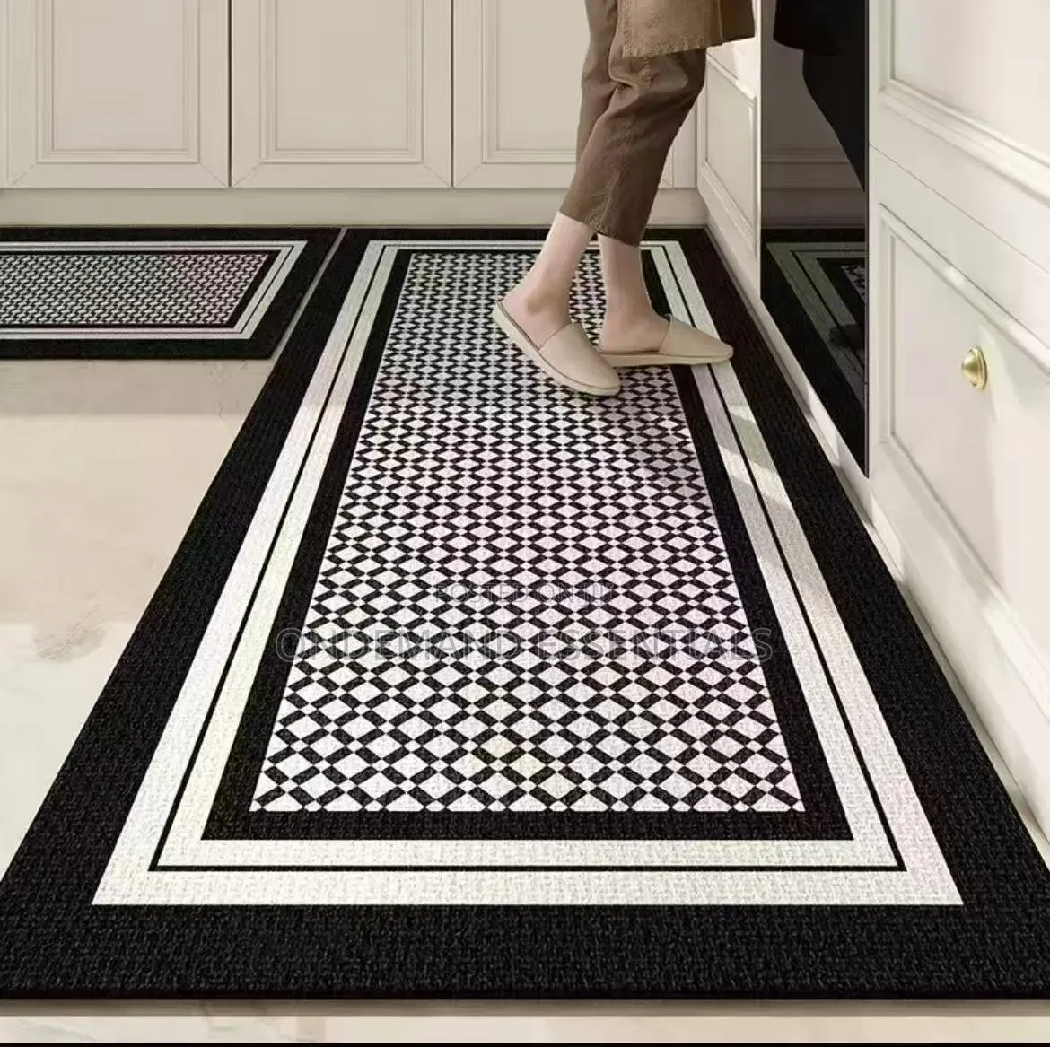 Rubber Bottom Anti-Slip Kitchen Mats