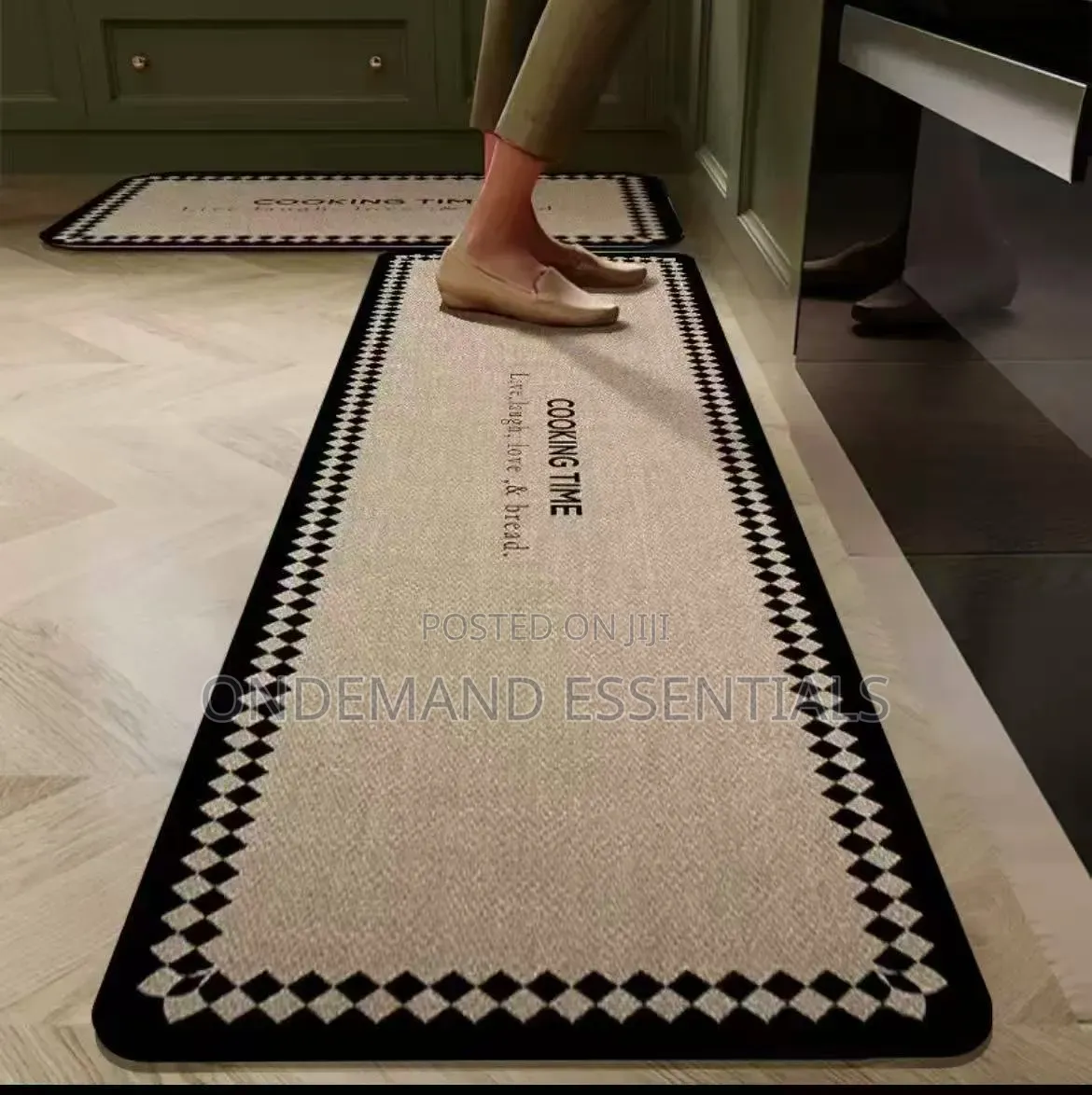 Rubber Bottom Anti-Slip Kitchen Mats