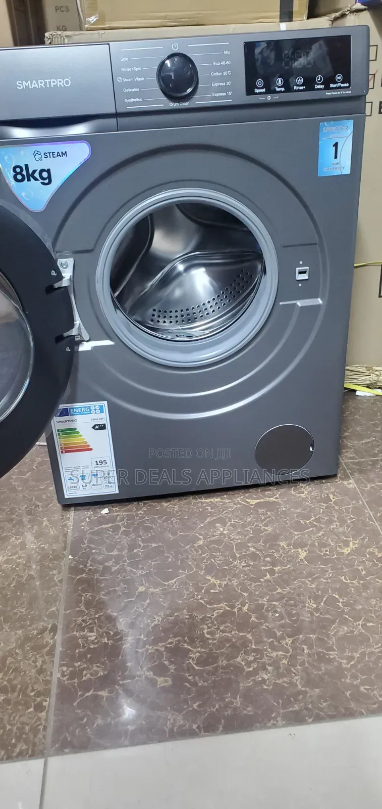 Smart Pro8kg Washing Machine Front Load