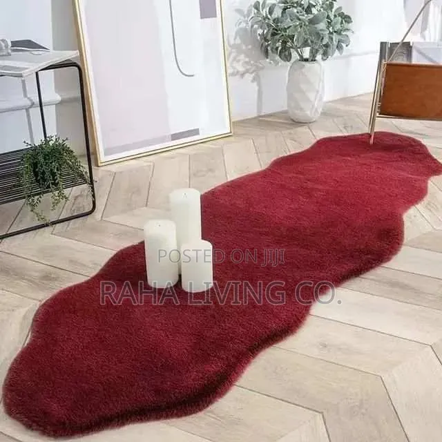 Ultra Soft Rabbit Fur Carpet | 60x180cm | Bedside Decor