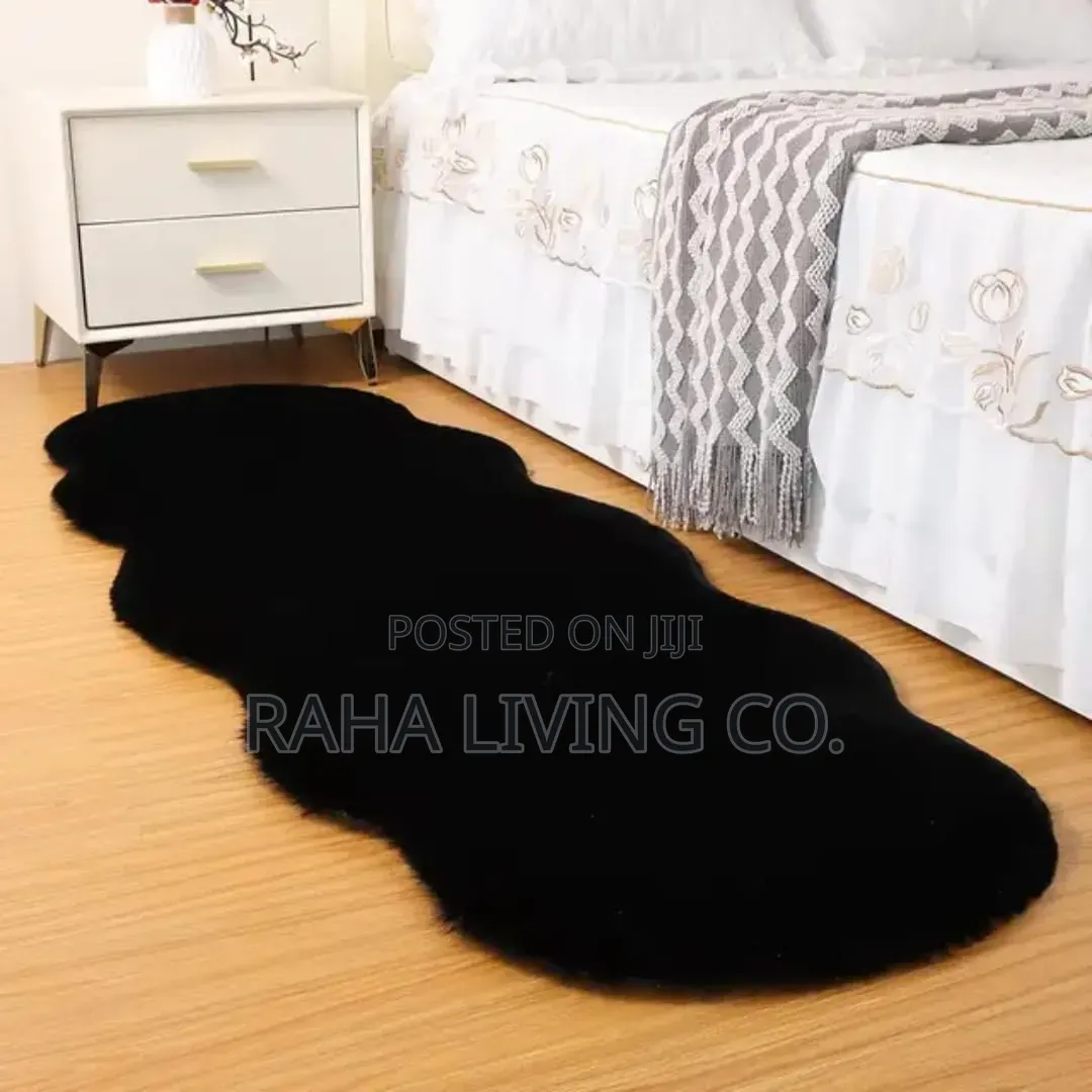 Ultra Soft Rabbit Fur Carpet | 60x180cm | Bedside Decor