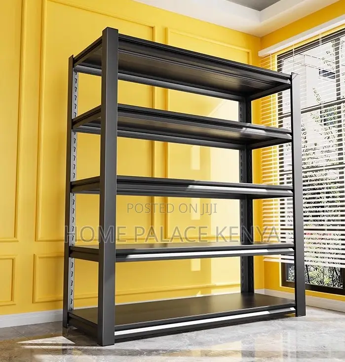 Storage Rack; 5-Layer Adjustable Storage Rack Floor-Standing