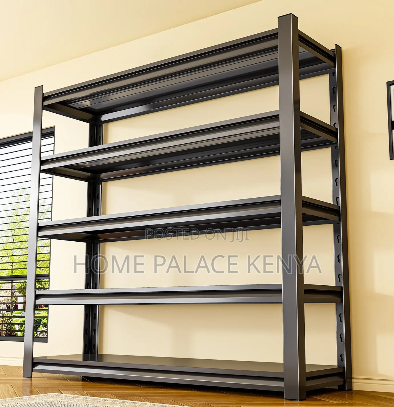 Storage Rack; 5-Layer Adjustable Storage Rack Floor-Standing