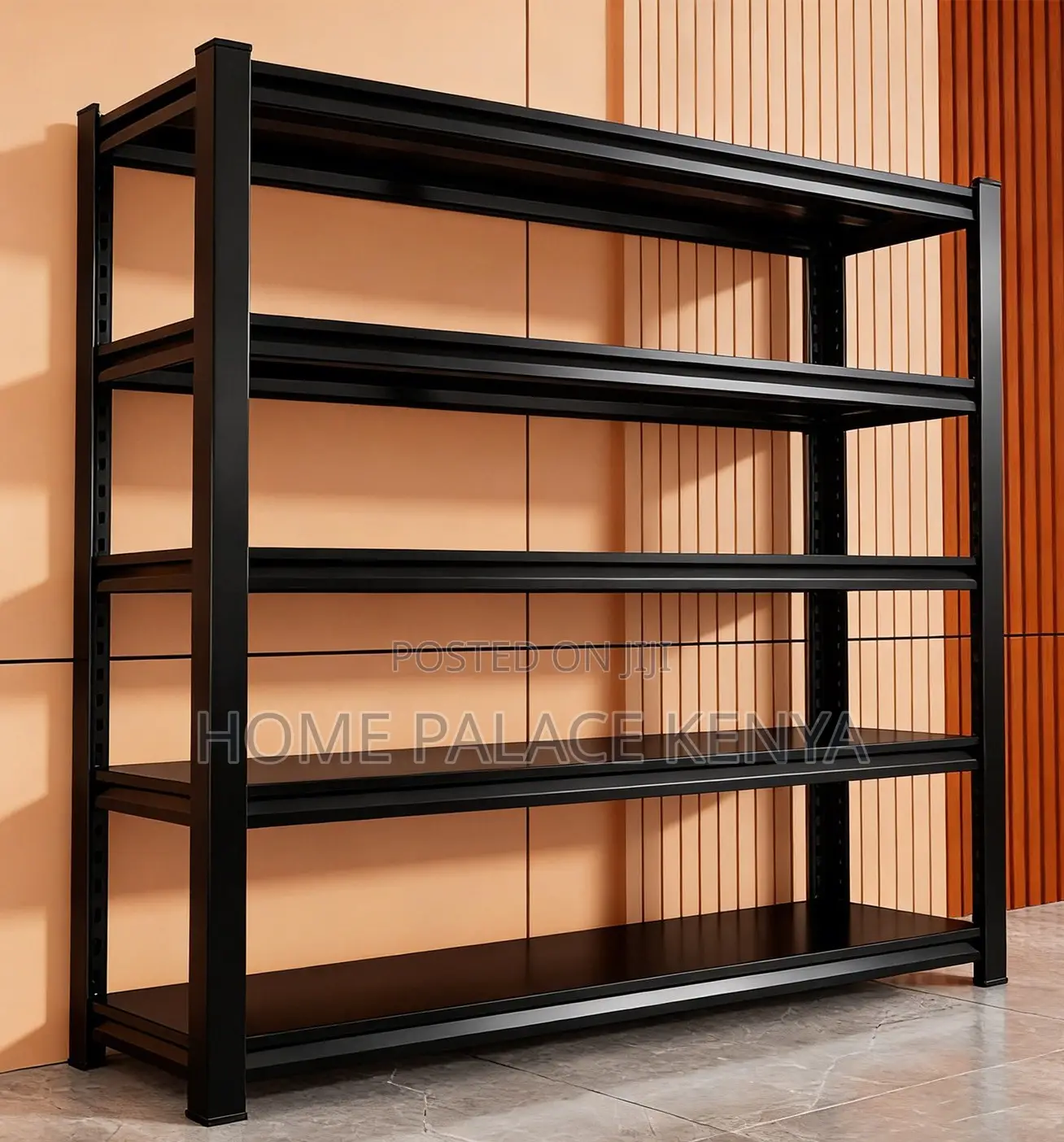 Storage Rack; 5-Layer Adjustable Storage Rack Floor-Standing