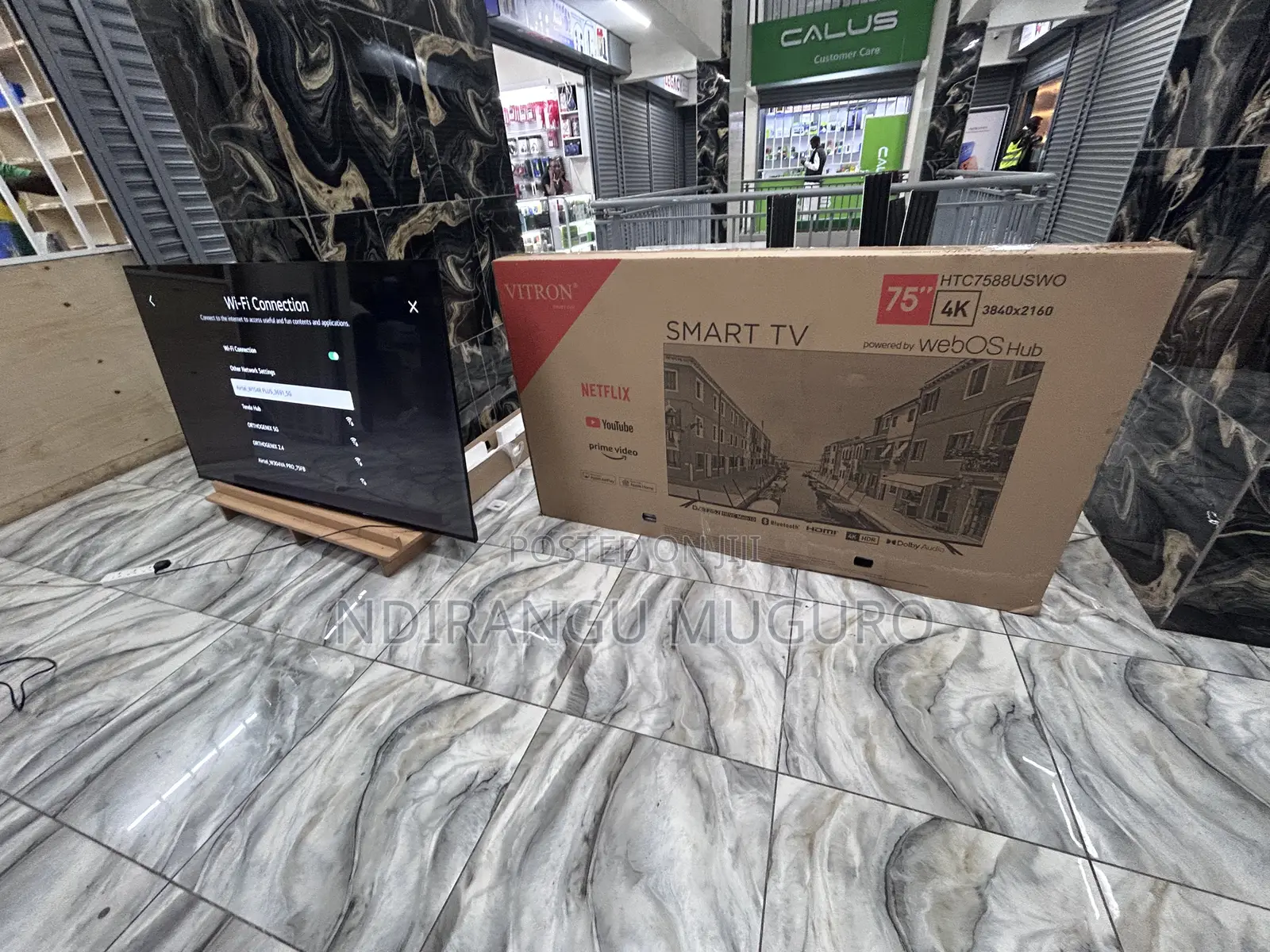 75inch Vitron Webos Smart Frameless Tv
