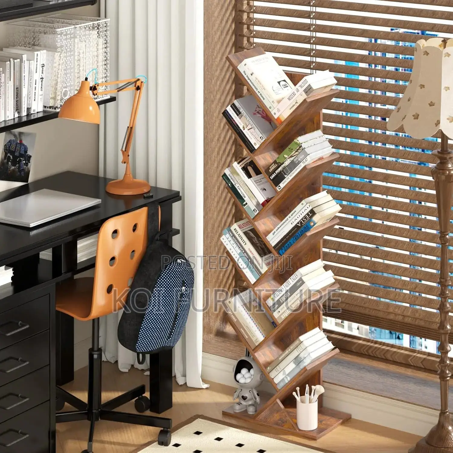 Storage Units; Home Office Tree-like Bookshelf Units