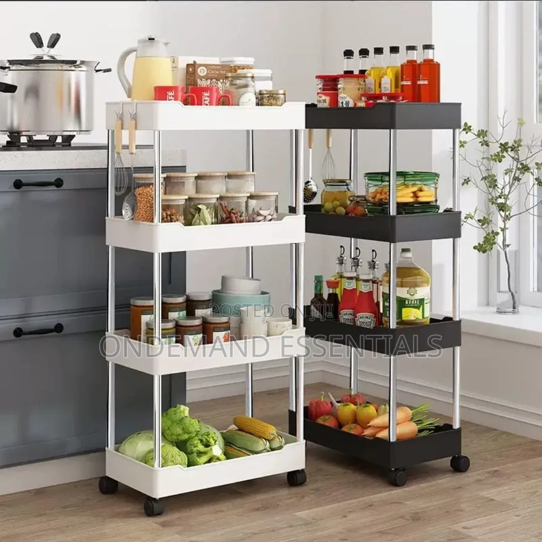 Multipurpose Storage Rack With Wheels