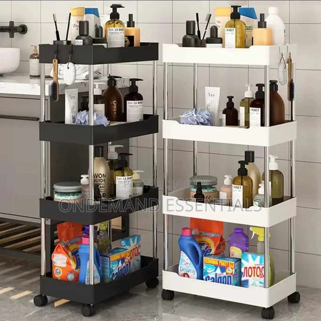 Multipurpose Storage Rack With Wheels