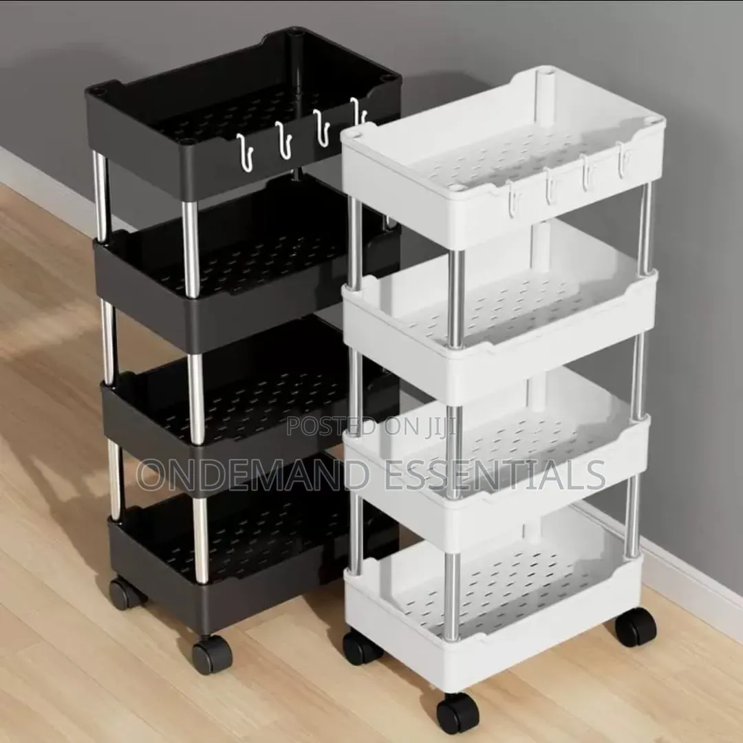 Multipurpose Storage Rack With Wheels