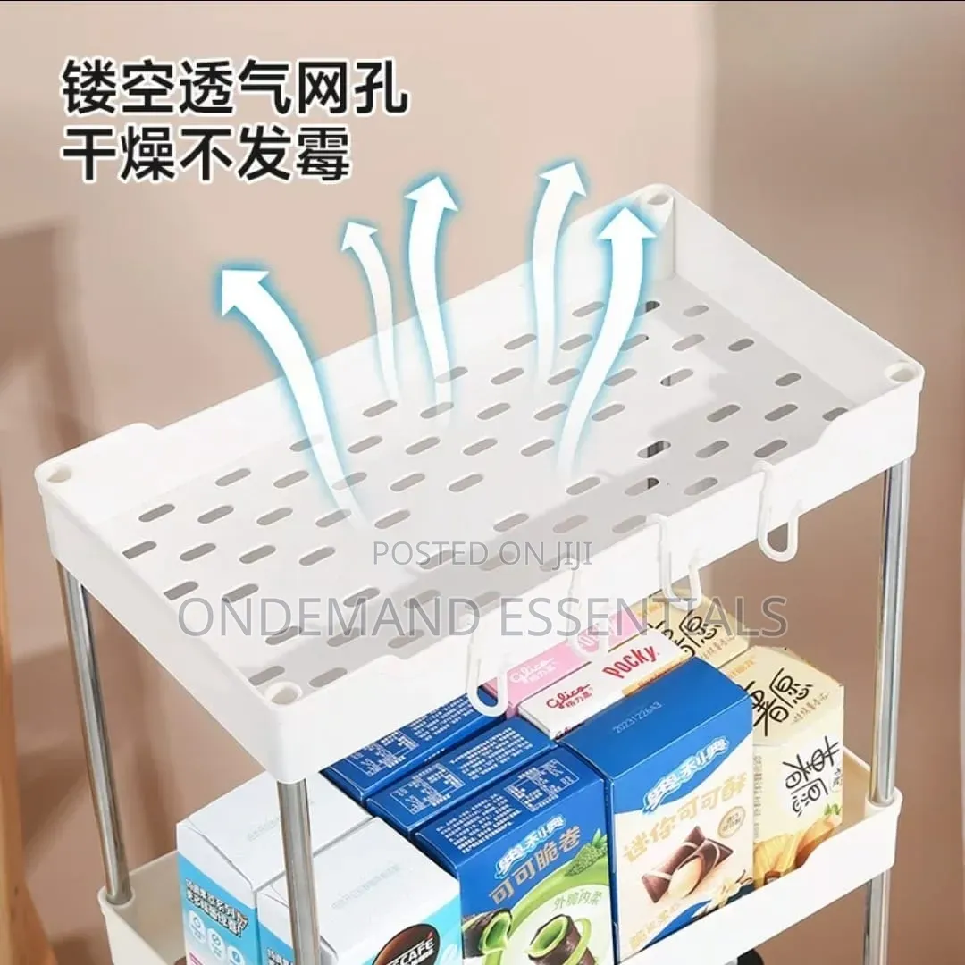Multipurpose Storage Rack With Wheels