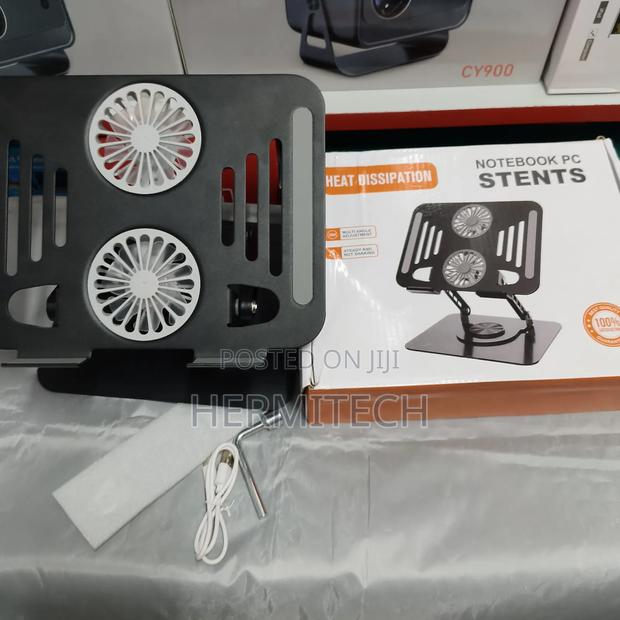 Notebook Pc Stands Available With Dual Fans
