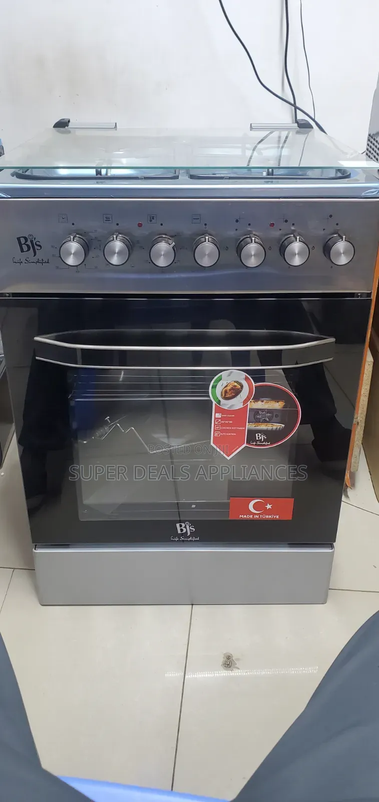 BJS 3+1 60 by 60 Standing Cooker