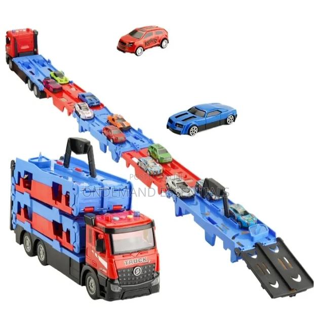 Rail Truck 6 Small Metallic Cars - main view