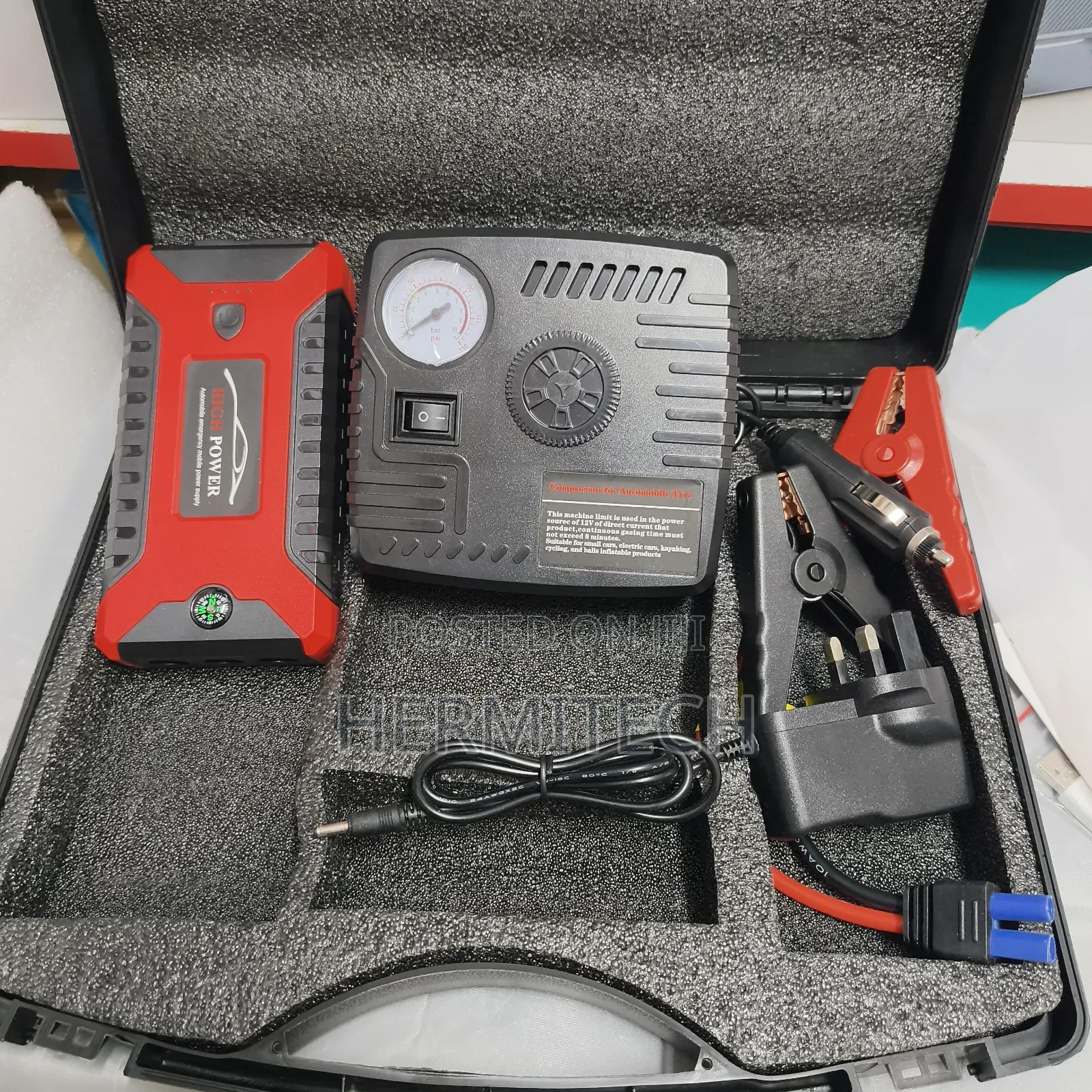 Full Kit Jump Starter for 12v Cars