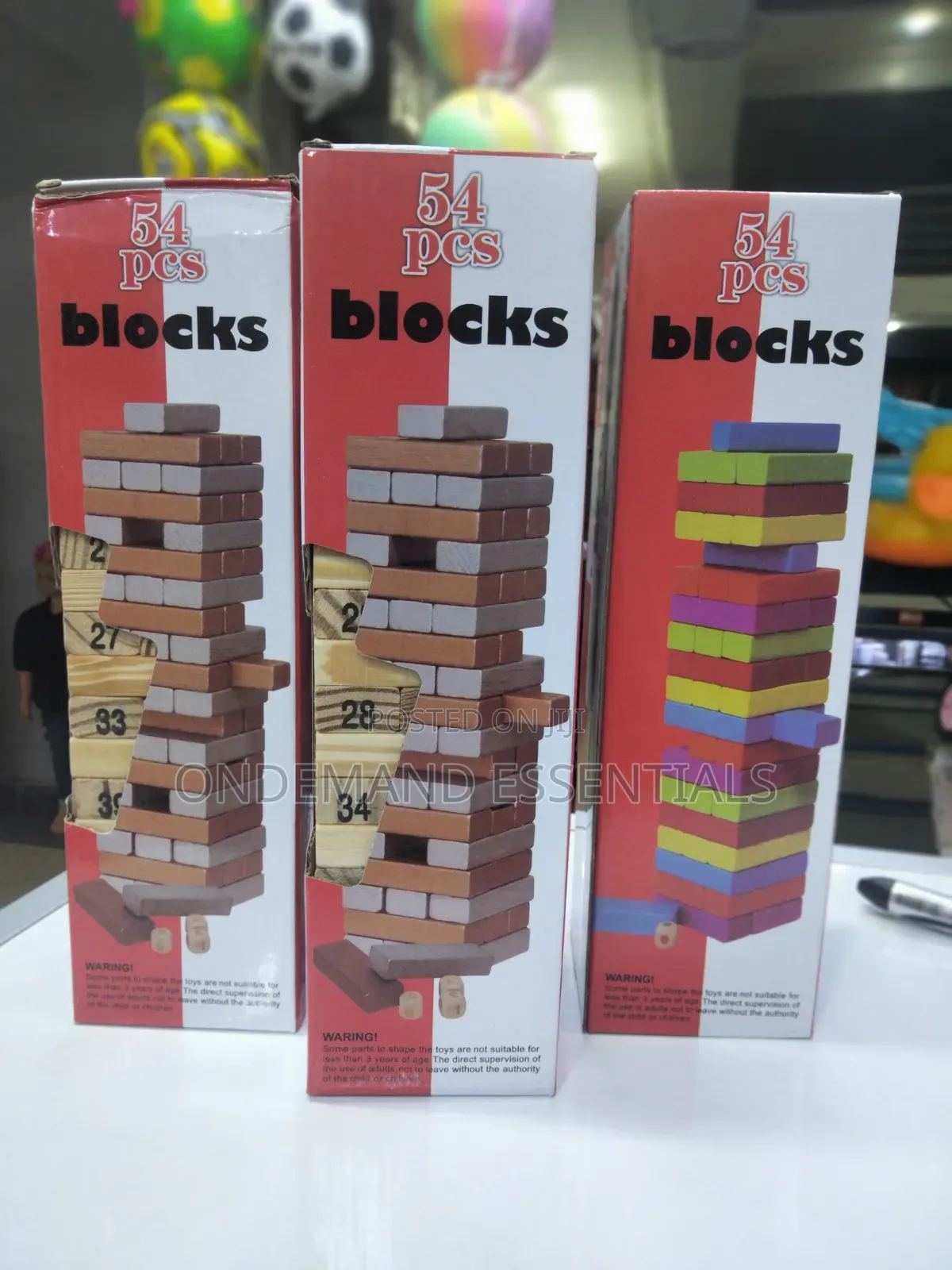 Jenga Blocks Available