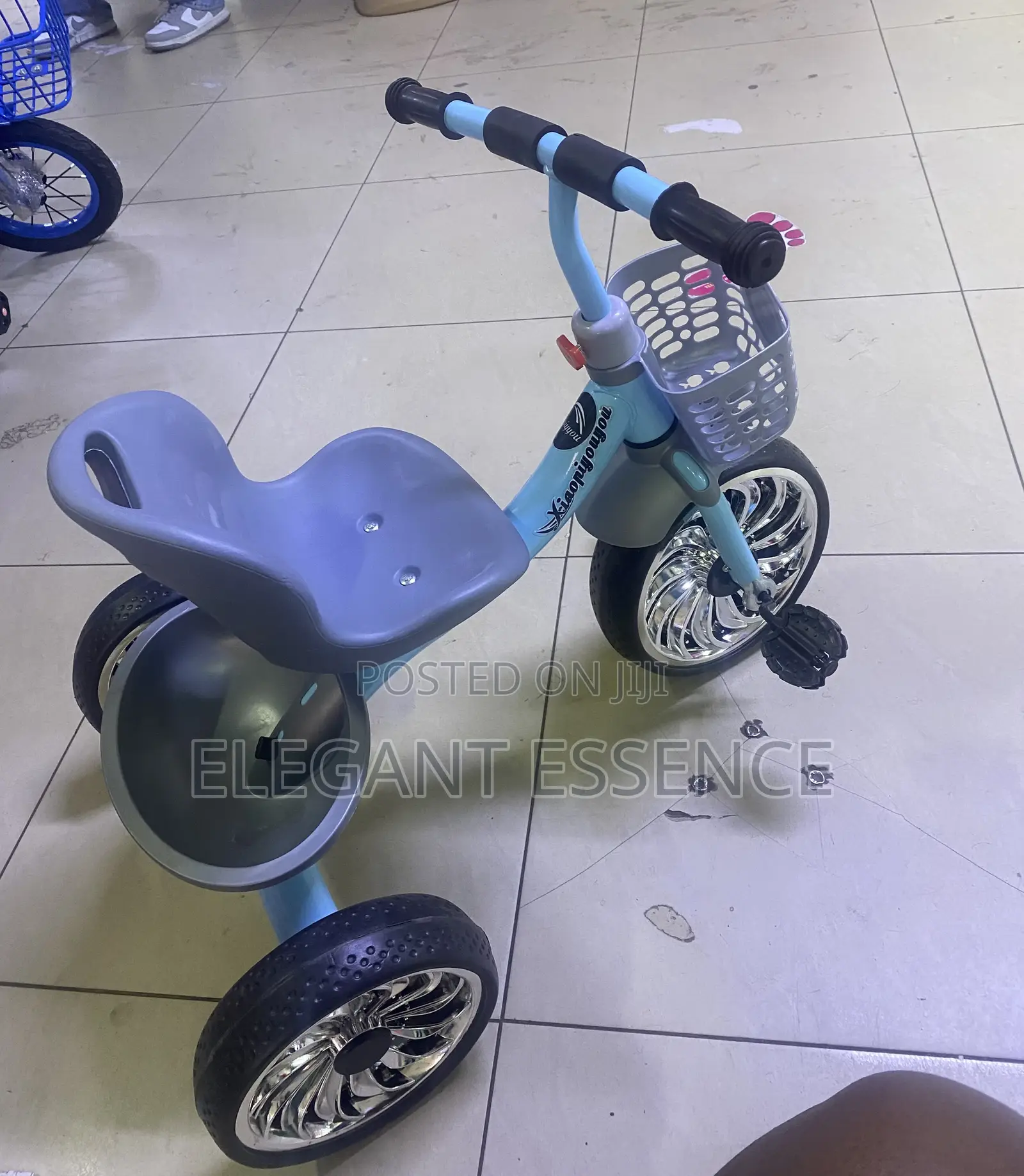 Baby Tricycle -Grey From 1-4yrs With Antiskid Pedal