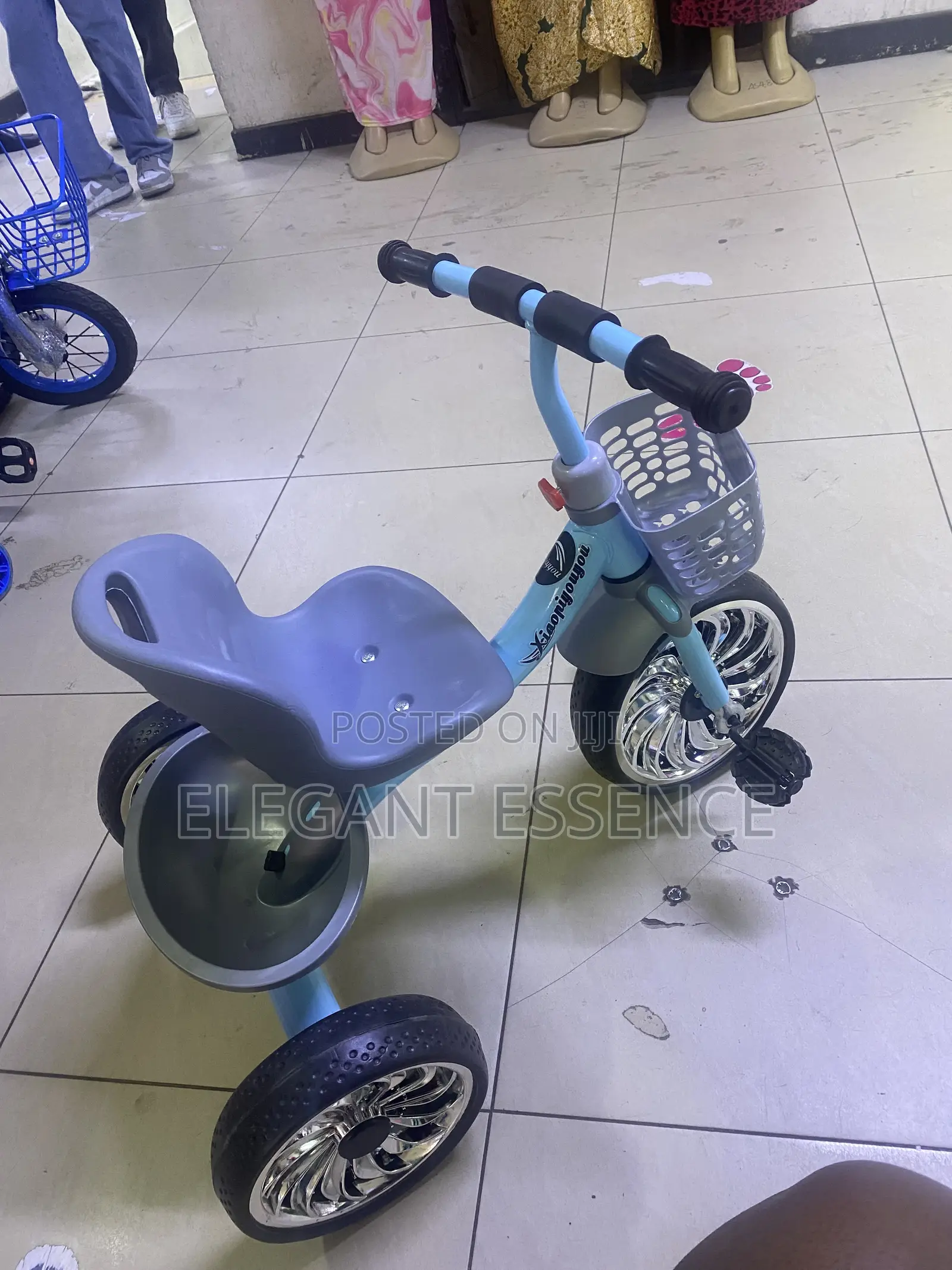 Baby Tricycle -Grey From 1-4yrs With Antiskid Pedal