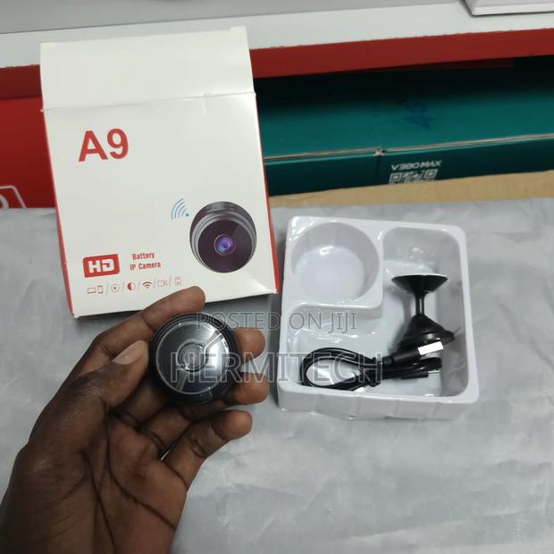 Mini A9 Spy Camera for Indoor Use With Audio and Sd Slot