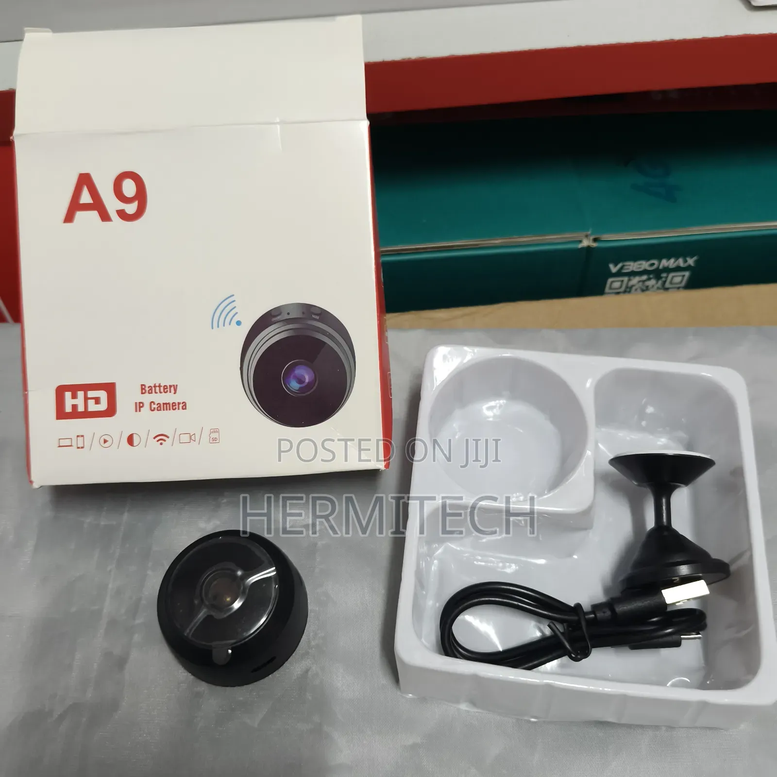 Mini A9 Spy Camera for Indoor Use With Audio and Sd Slot