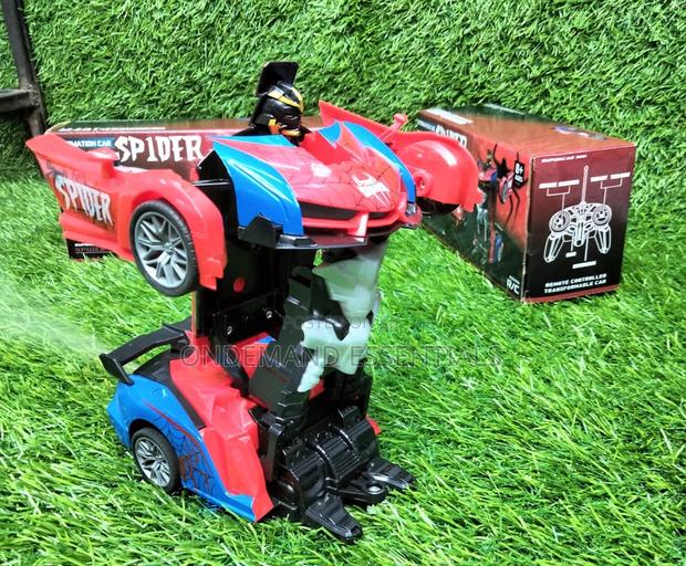 Spider Man Deforming Car Lights Steam Spray - thumbnail 4