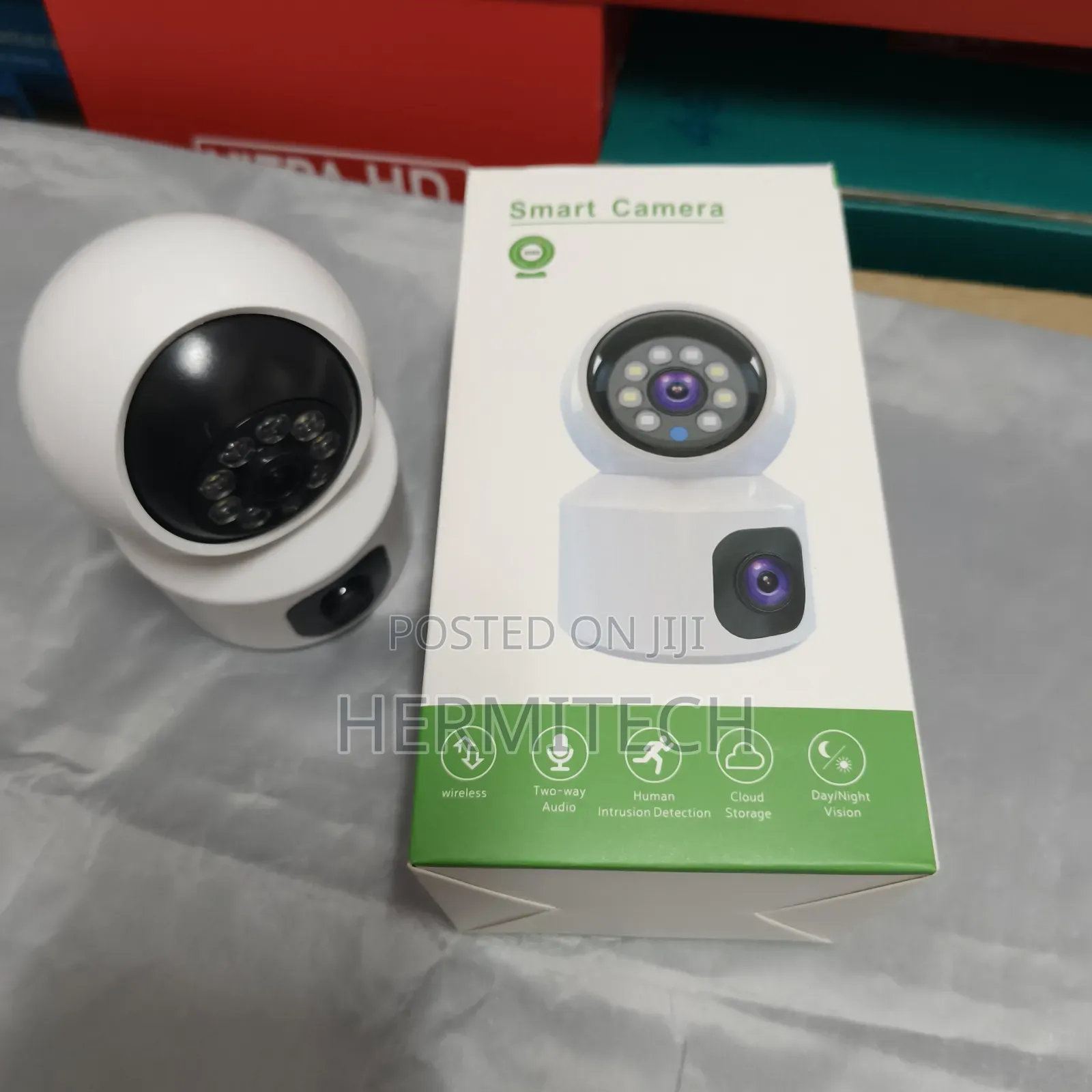 Indoor Baby Monitor CCTV Wireless Connection With Sd Slot