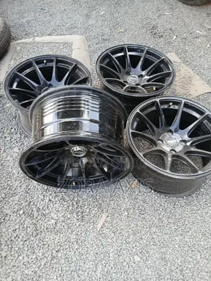15 Inch Offset Rims 4x100 PCD 8j - Matte Black Deep Dish