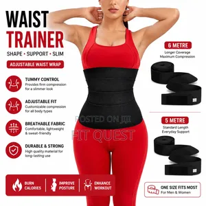 Adjustable 5m Waist Trainer Wrap Belt