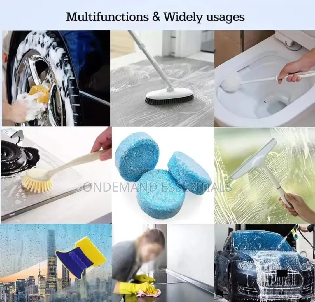 Car Windscreen Effervescent Cleaning Tablets
