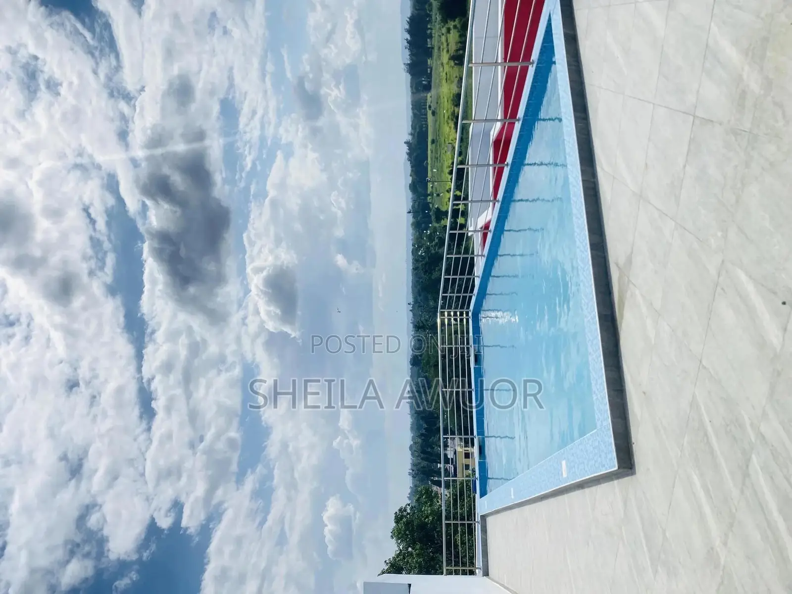 Rooftop Pool Studio in Mtwapa