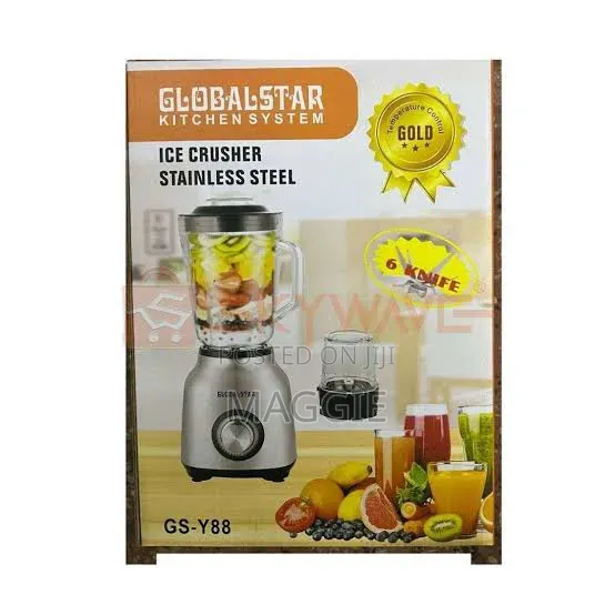 Ice Crusher Stainless Steel Blender