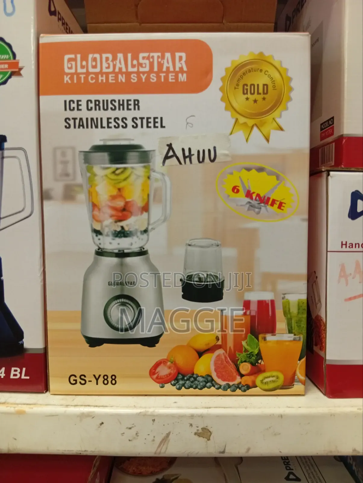 Ice Crusher Stainless Steel Blender