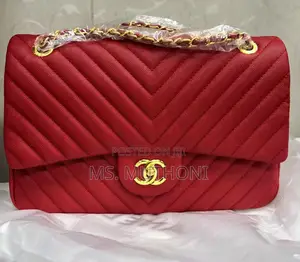 Quality Chanel Chevron Quilted Flap Bag