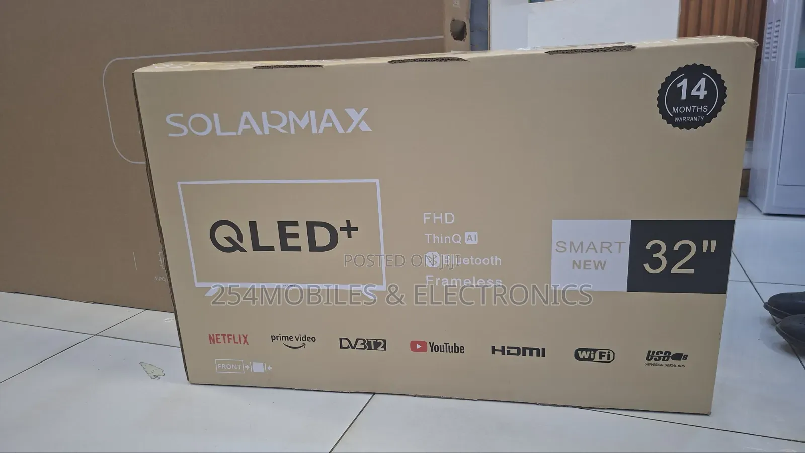 Solarmax 32” Smart Android Frameless Led Tv
