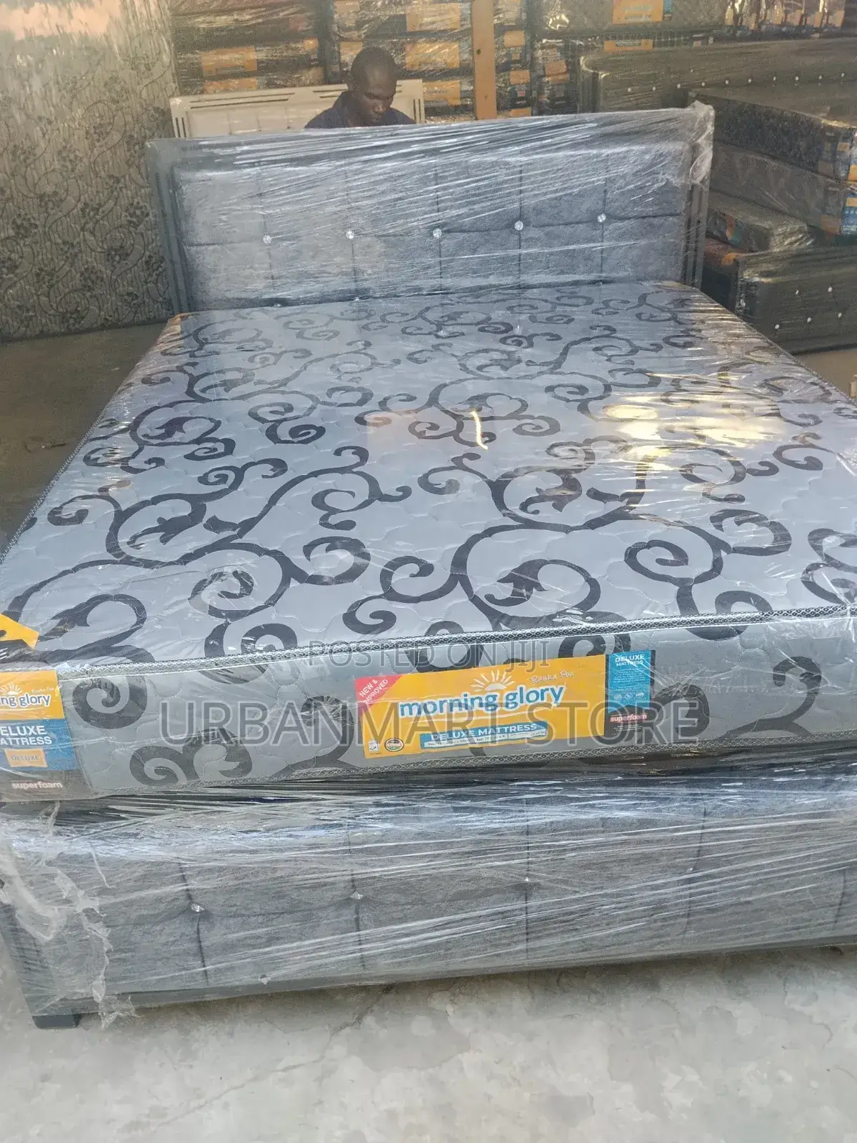 Morning Glory 8 Inch Sleeping Mattress 5x6 Quilted Foam, 8