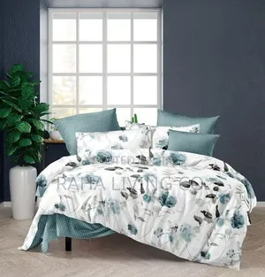 Weaver Bird Binded Cotton Duvet Set | 4 PCS | 6x6 6x7