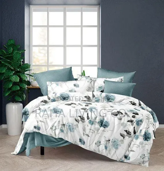 Weaver Bird Binded Cotton Duvet Set | 4 PCS | 6x6 6x7