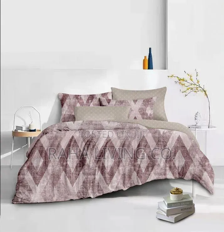Weaver Bird Binded Cotton Duvet Set | 4 PCS | 6x6 6x7