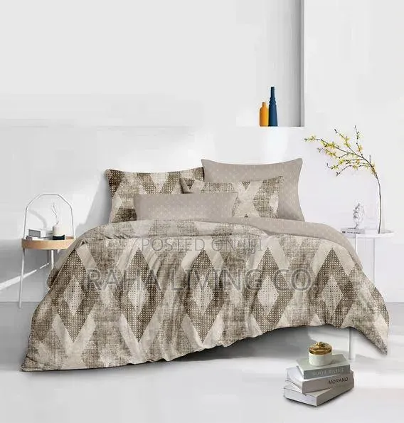 Weaver Bird Binded Cotton Duvet Set | 4 PCS | 6x6 6x7