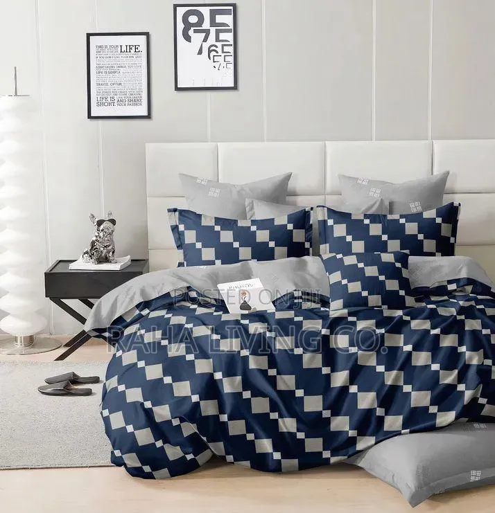 Weaver Bird Binded Cotton Duvet Set | 4 PCS | 6x6 6x7