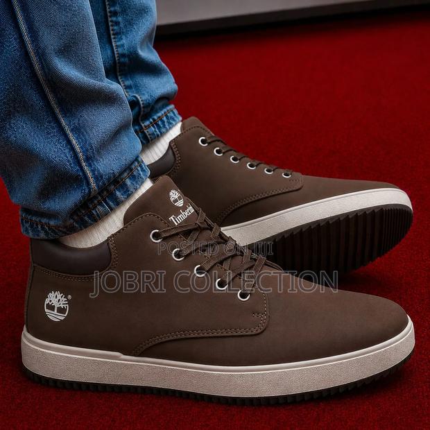 Brown Timberland Solid High Boot Sneakers - main view